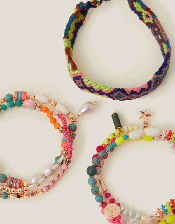 Beaded Woven Bracelet Pack