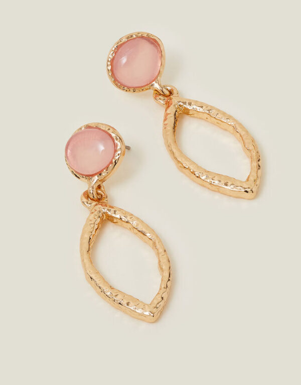 Gem Stud Teardrop Earrings